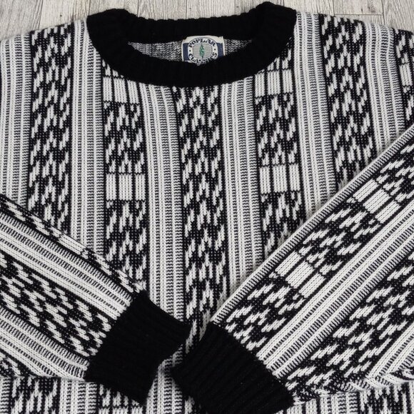 Poplar Classics Sweater Men's XL Vtg 80's Acrylic Dadcore Normcore Grandpacore - Picture 8 of 14